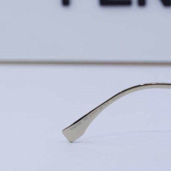 Fendi FE40120I 45E Oval Sunglasses - Brown main image 7